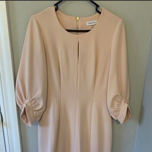 New with tags Calvin Klein blush pink dress size 4